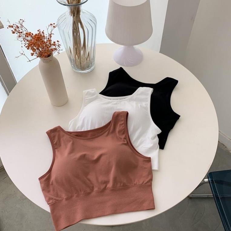 Áo Bra Croptop 3 Lỗ CARLA Thời Trang 3 Màu