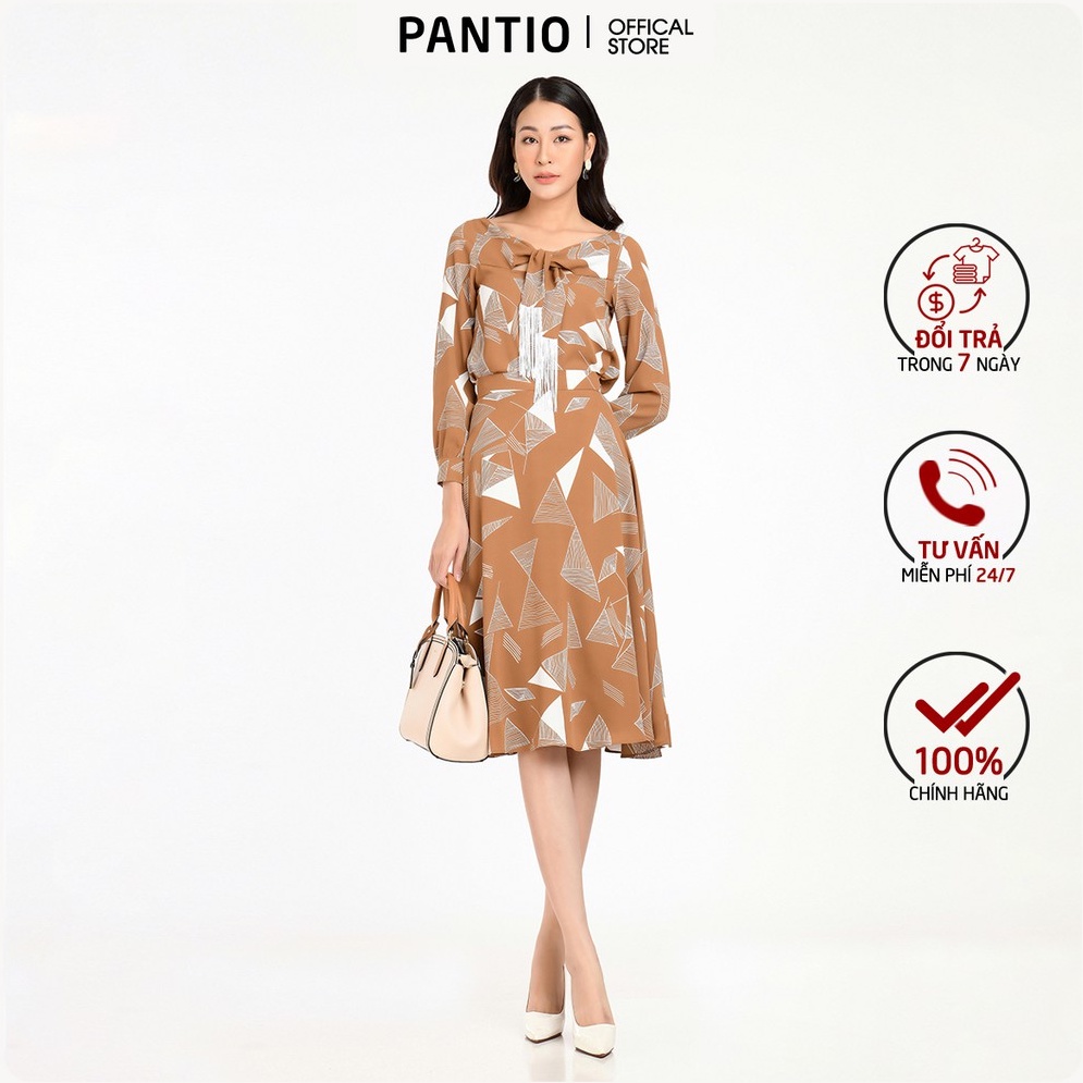 Áo sơ mi nữ chất liệu thô lụa cao cấp kiểu dáng thanh lịch sang trọng BAS52228 - PANTIO