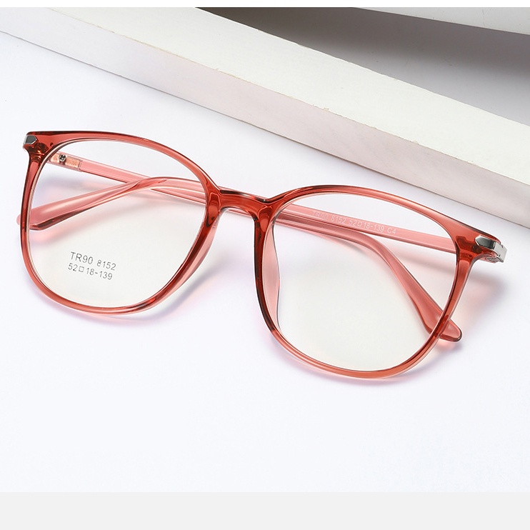Gọng kính tròn nam BEOMALL thiết kế dáng bầu theo phong cách giới trẻ năng động cá tính siêu đẹp 8152