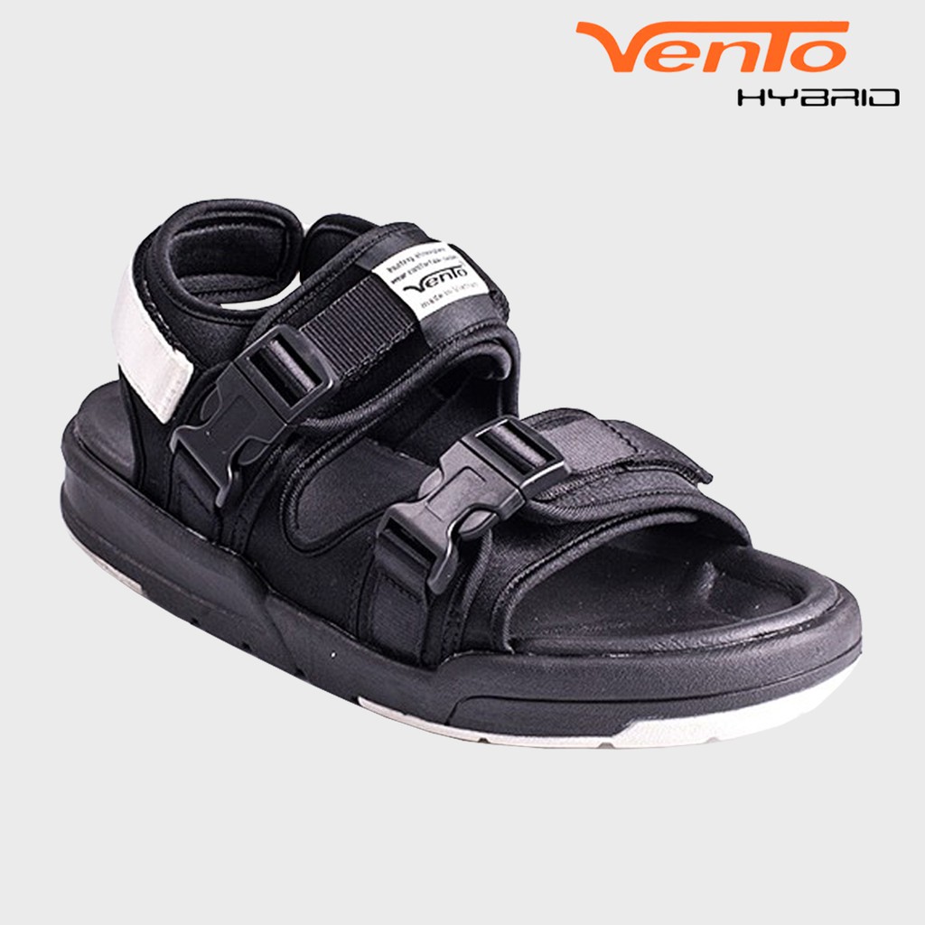 [Mua Kèm Áo Thun 0Đ] [Chính Hãng] Giày Sandal Vento Nam Nữ - MS NV1002 - ĐEN TRẮNG
