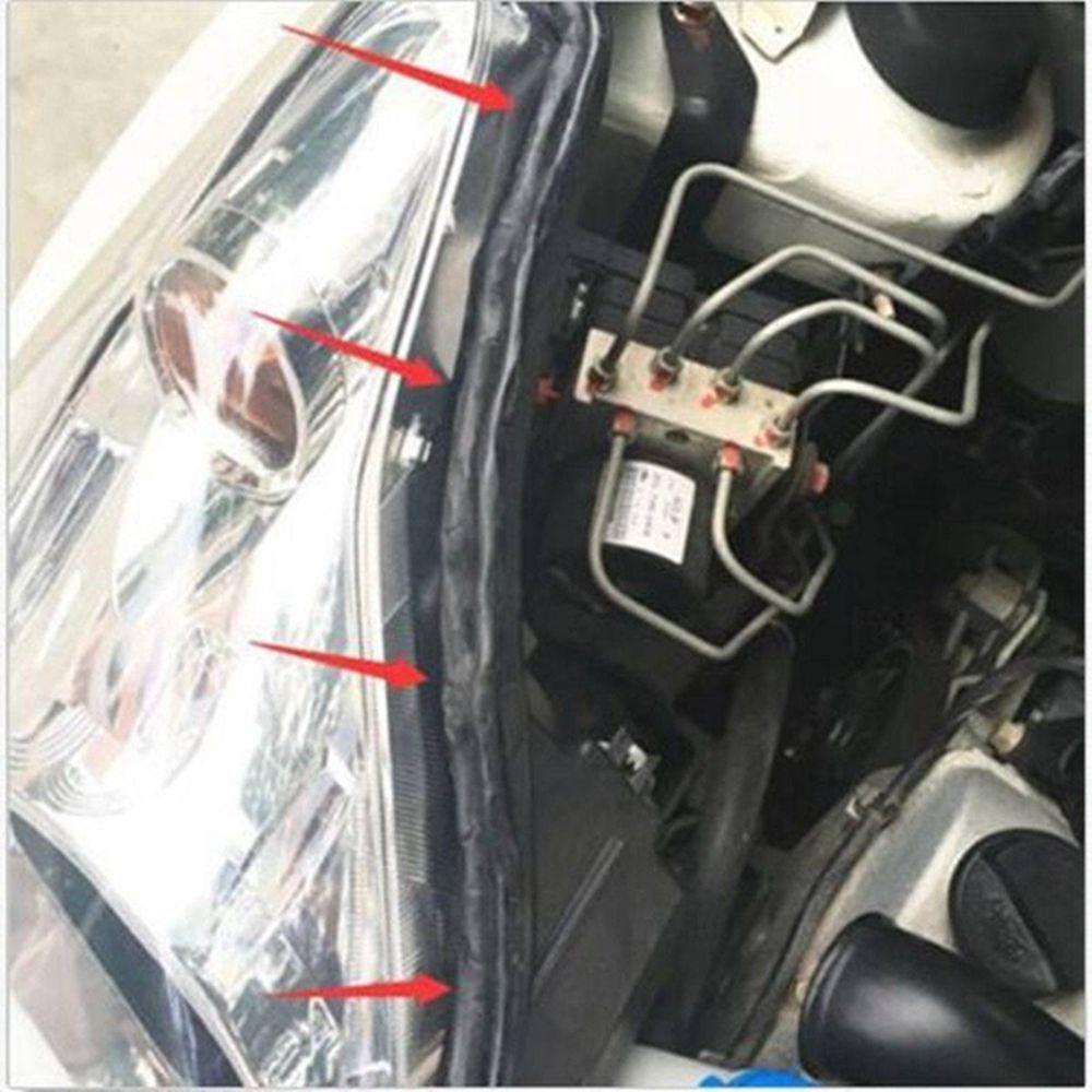 WTTLE Cuộn Băng Keo Dán Viền Cửa Xe Hơi / Xe Tải Màu Đen Dài 4M