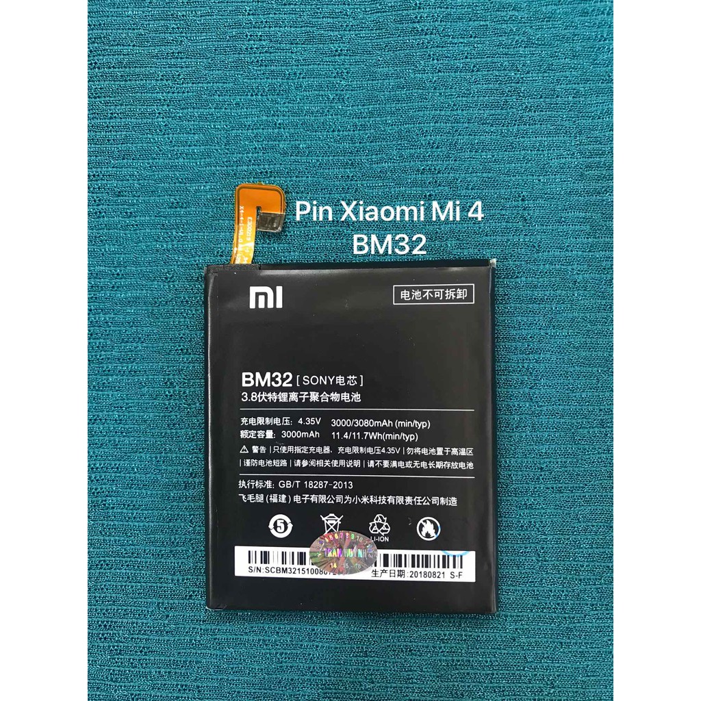 Pin Sạc Thay Thế Cho Xiaomi Mi4 - BM32 , Pin Xiaomi Mi4