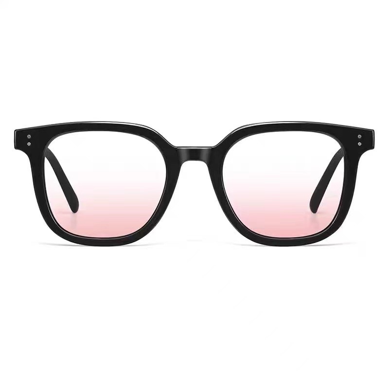 Kính Râm Nữ Gọng Đen Tròng Màu gradient Không Trang Điểm CRT