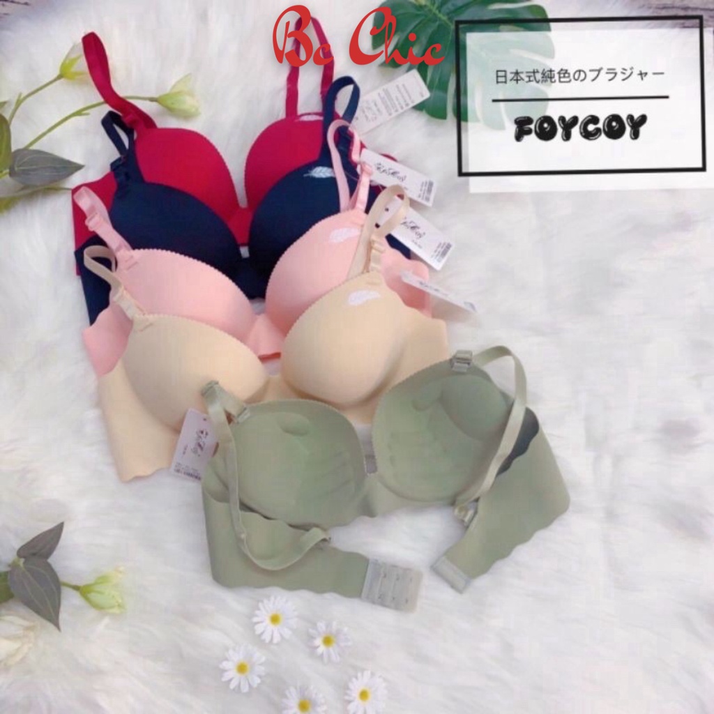 Áo Lót Su Muối Tiêu Hình Chiếc Lá Foycoy, Áo Ngực Su Đẹp - Hàng Loại 1 BC_CHIC LINGERIE