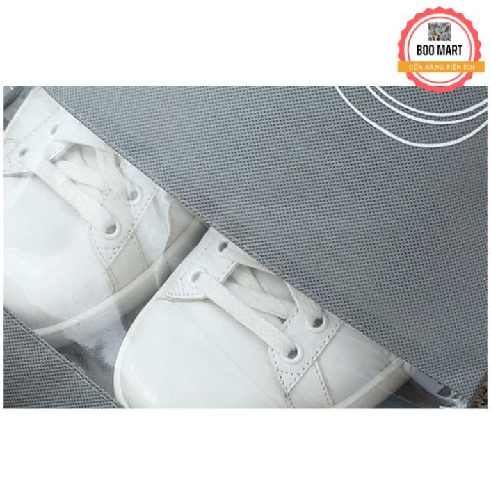 Túi đựng giày dép size to có dây rút hoạ tiết chống bụi bẩn tiện lợi trời mưa, du lịch (Việt Nam) MjnHa