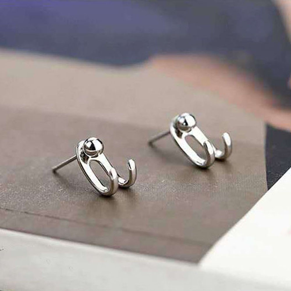 Bông tai xỏ lỗ bằng hợp kim thời trang cho nữ