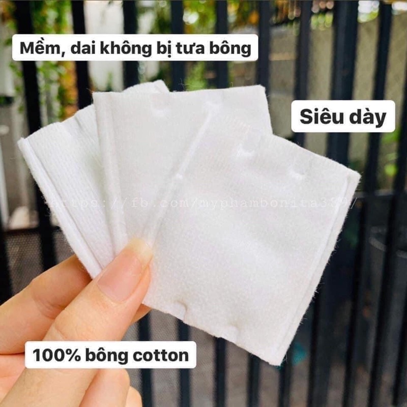 Bông Tẩy Trang Cotton Pads (222 miếng/ gói) Nhật Bản