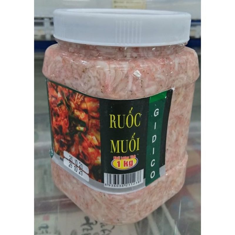 Mắm tép, ruốc muối làm kim chi hàn quốc 1kg. 새우젓