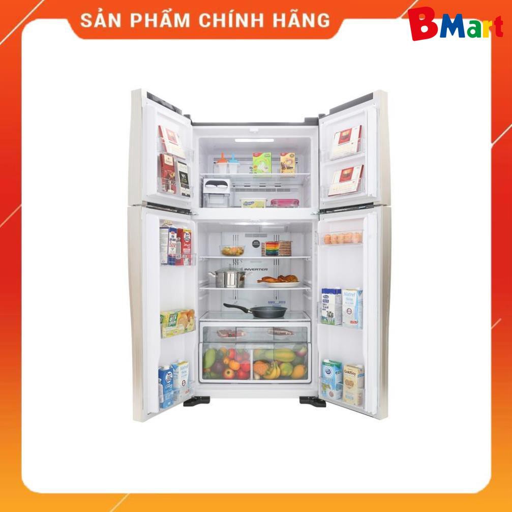 [ VẬN CHUYỂN MIỄN PHÍ KHU VỰC HÀ NỘI ] Tủ lạnh Hitachi 4 cánh màu đen R-FW650PGV8(GBK) - [ Bmart247 ]  - BM