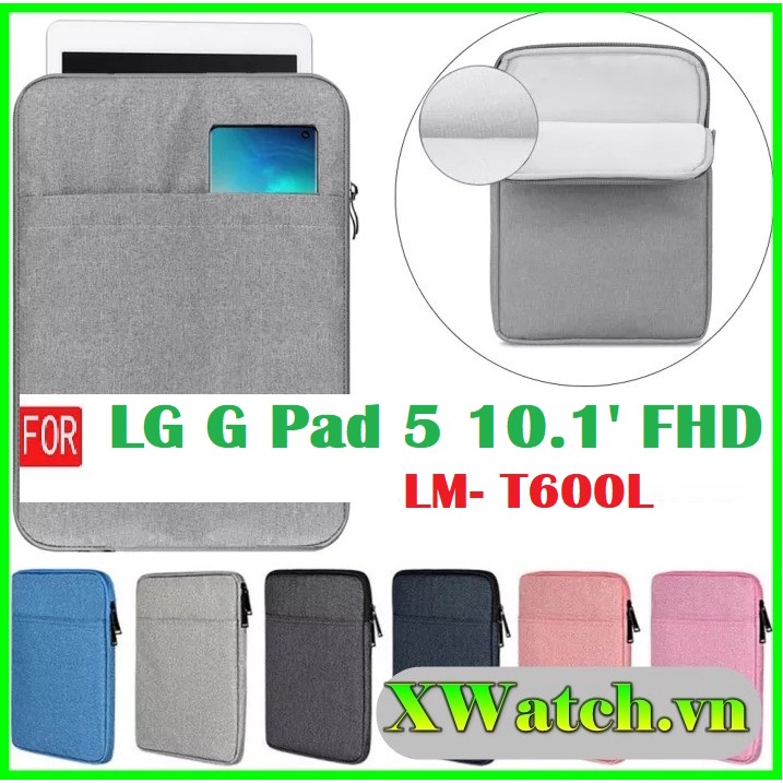 Túi chống sốc chống nước đựng LG G Pad 5 10.1 FHD LM-T600L có ngăn đựng phụ kiện