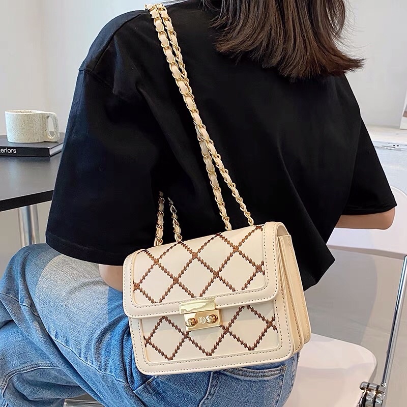 Túi Xách Nữ Đeo Chéo Thời Trang HAMA-NHC84 Đeo Vai Trần Viền