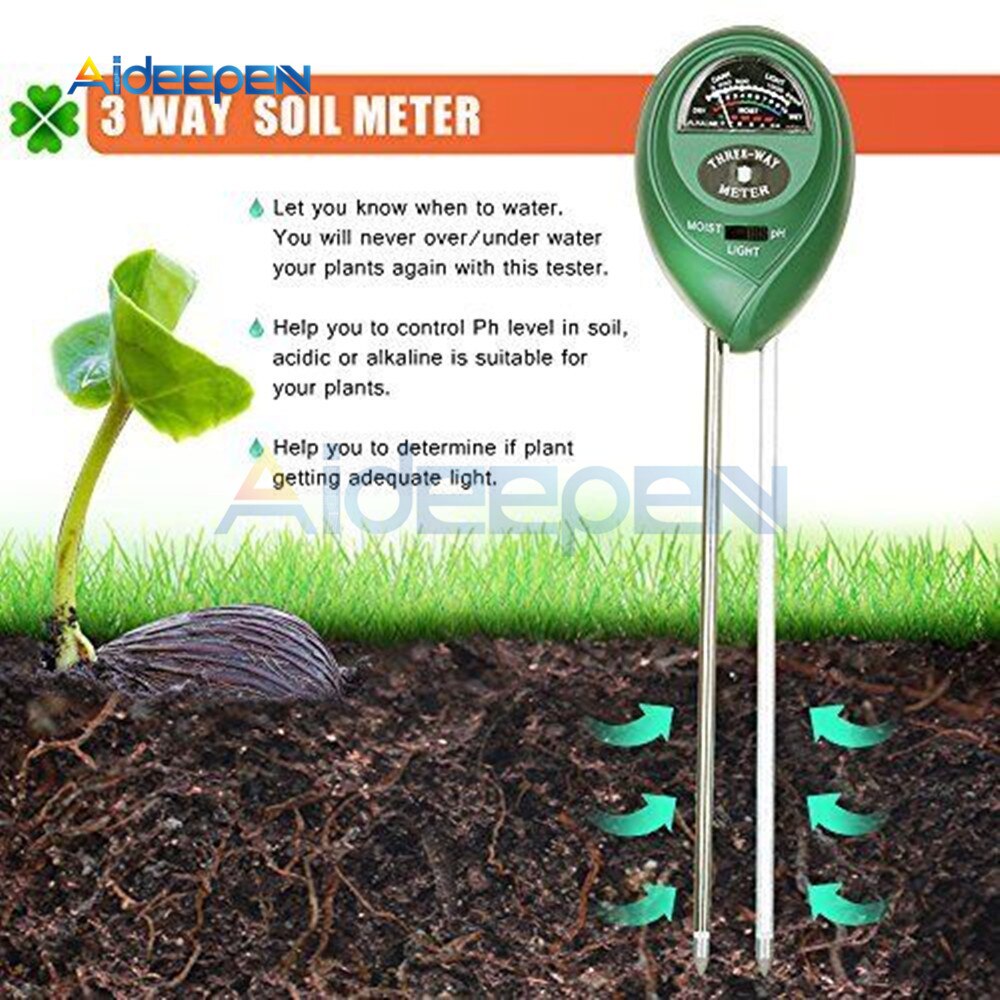SUNLIGHT Thiết Bị Đo Độ Ph Và Độ Ẩm 3 Trong 1 Tiện Dụng Chất Lượng Cao | BigBuy360 - bigbuy360.vn
