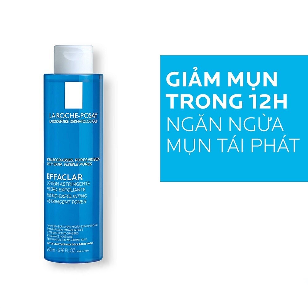 Toner giàu khoáng LA ROCHE- POSAY cho da dầu nhạy cảm  Effaclar Astringent Lotion 200ml- LARP13 | BigBuy360 - bigbuy360.vn