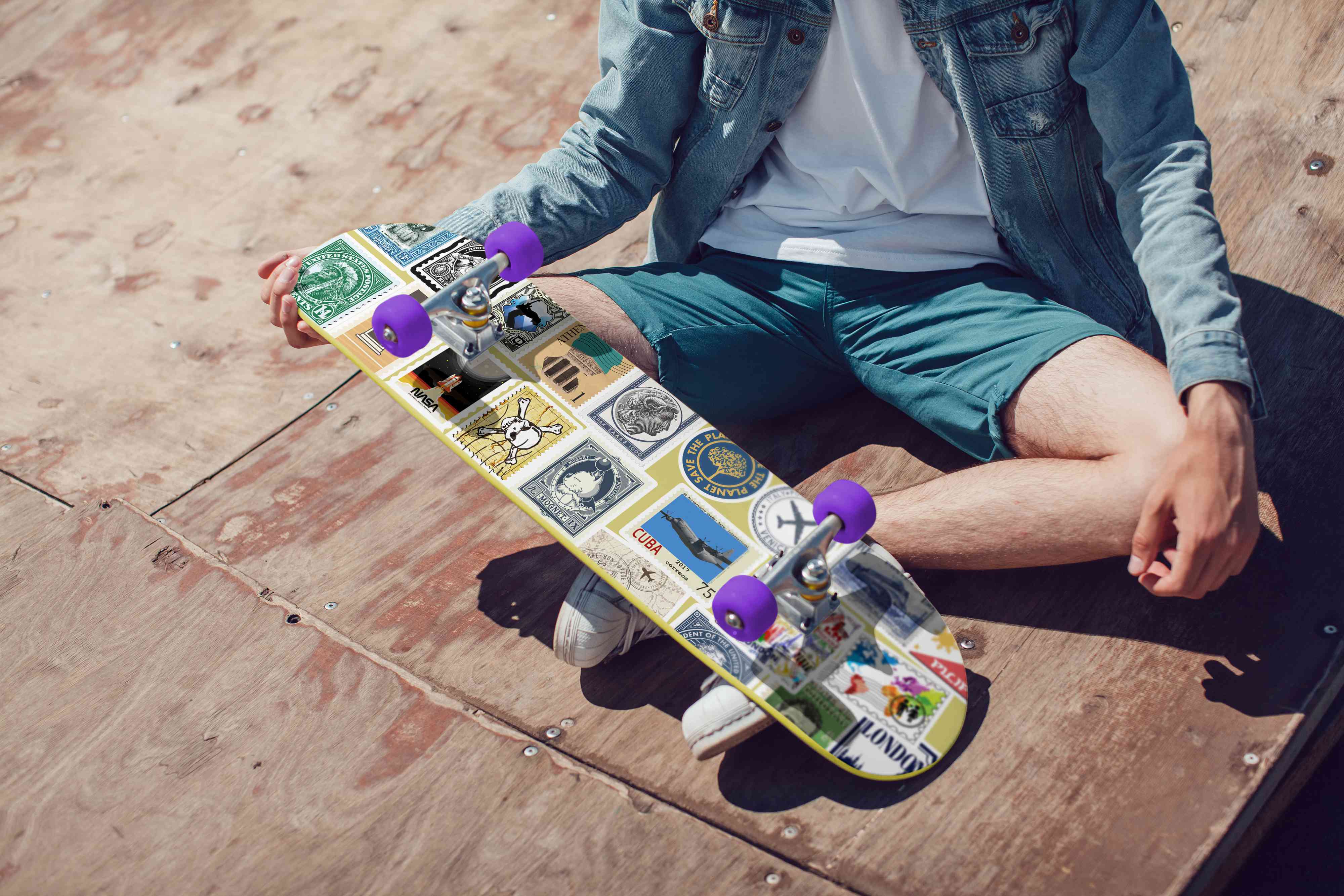 Set of 50 Retro Style 4-7cm Decorative stamp Stickers | BigBuy360 - bigbuy360.vn