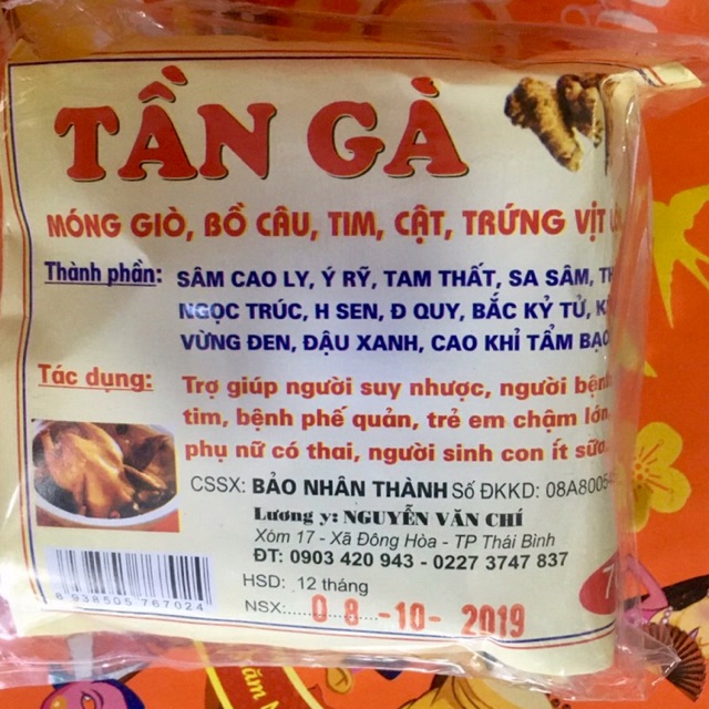 Thanh Hoá - Gói gia vị thuốc Bắc hầm gà.... 70g