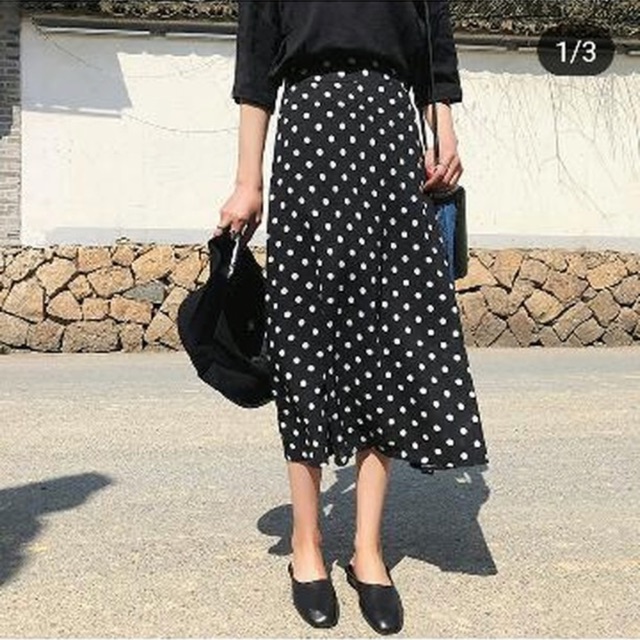 Chân váy chấm bi bigsize