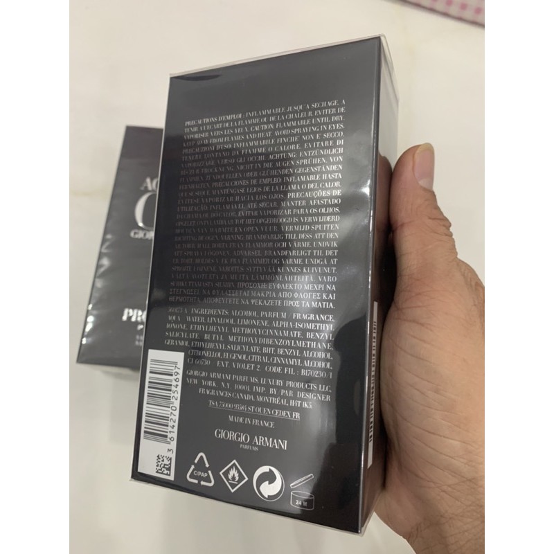 [Mã COSSALE27 giảm 80K đơn 1000K] Nước hoa nam Acqua Di Giò Profumo Parfum 125ml full seal | BigBuy360 - bigbuy360.vn