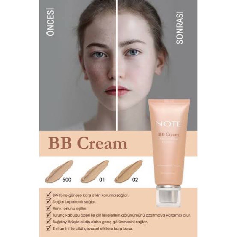 Note (hàng Mới Về) Kem Nền Bb Che Khuyết Điểm Tiện Dụng Chất Lượng Cao | BigBuy360 - bigbuy360.vn