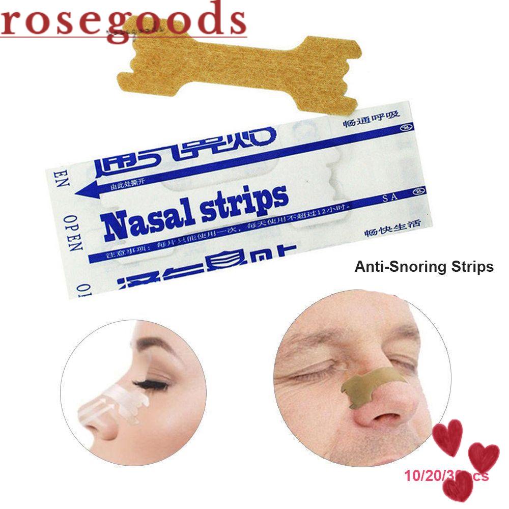 Set 10 / 20 / 30 Miếng Dán Mũi Hỗ Trợ Chống Ngáy Khi Ngủ Tiện Dụng