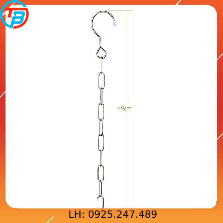 Dây xích inox treo quần áo thông minh tiết kiệm diện tích