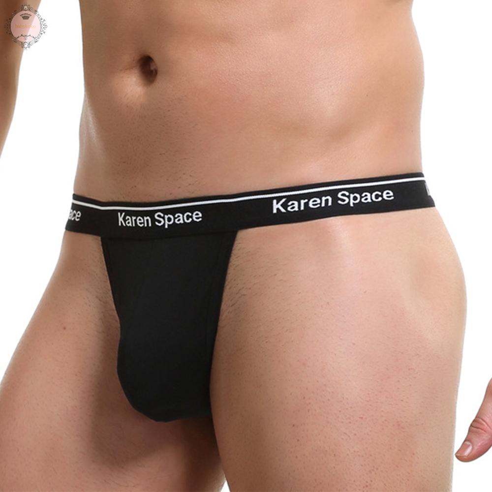 Mens Briefs Underpants Breathable Bulge Pouch Comfortable Cotton G-String