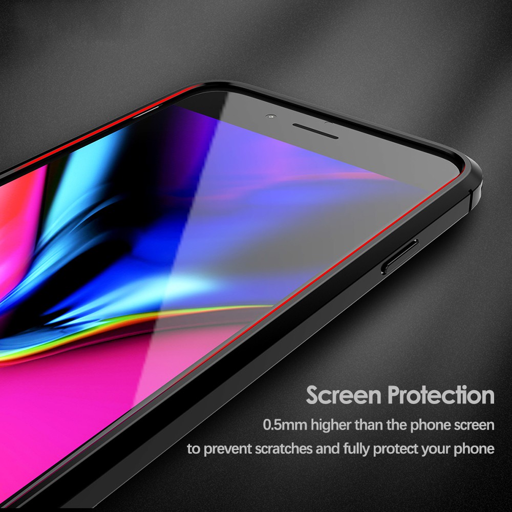 UFlaxe Ốp Lưng Điện Thoại Mềm Cho Apple iPhone 7 8 Plus SE 2020 iPhone XS Max X XR iPhone 6 6S 5 5S Bề mặt da vải thiều Siêu Mỏng Chống Sốc LZ