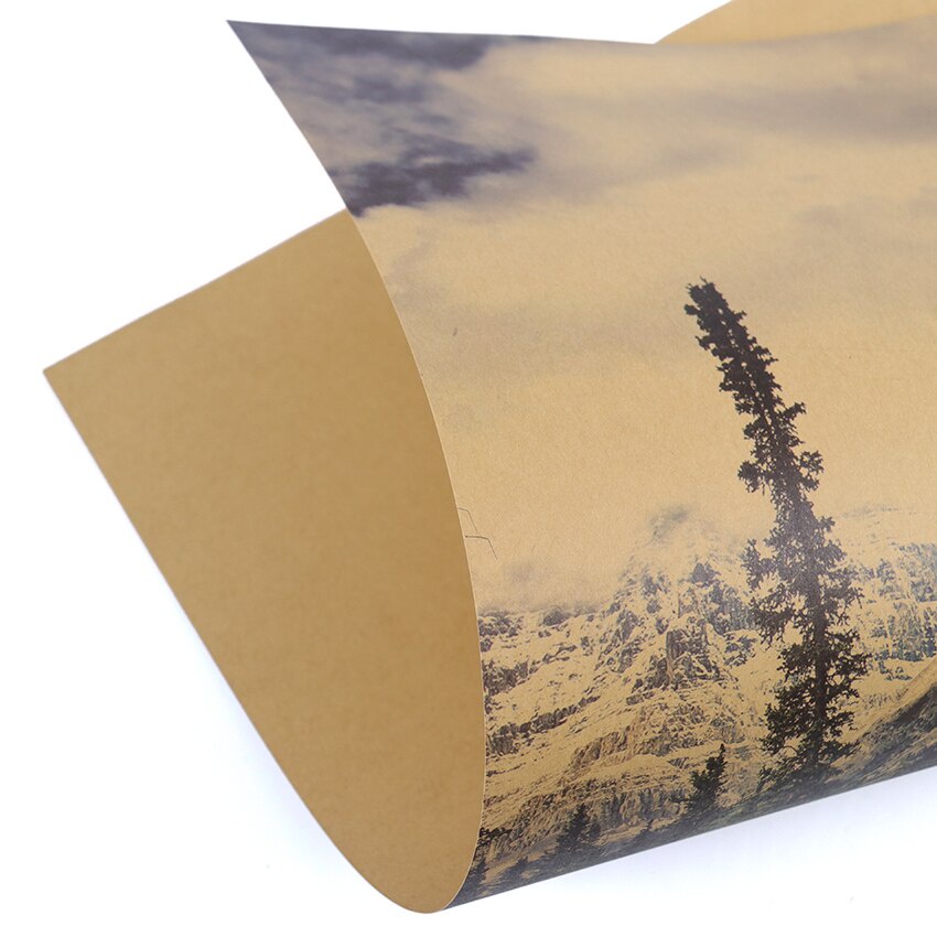 1 Tấm Áp Phích Giấy kraft Dán Tường Trang Trí Nhà Cửa