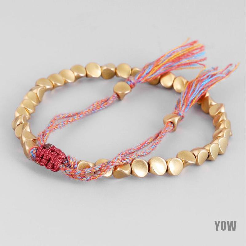 Vòng Tay Bện Dây May Mắn Thời Trang Unisex