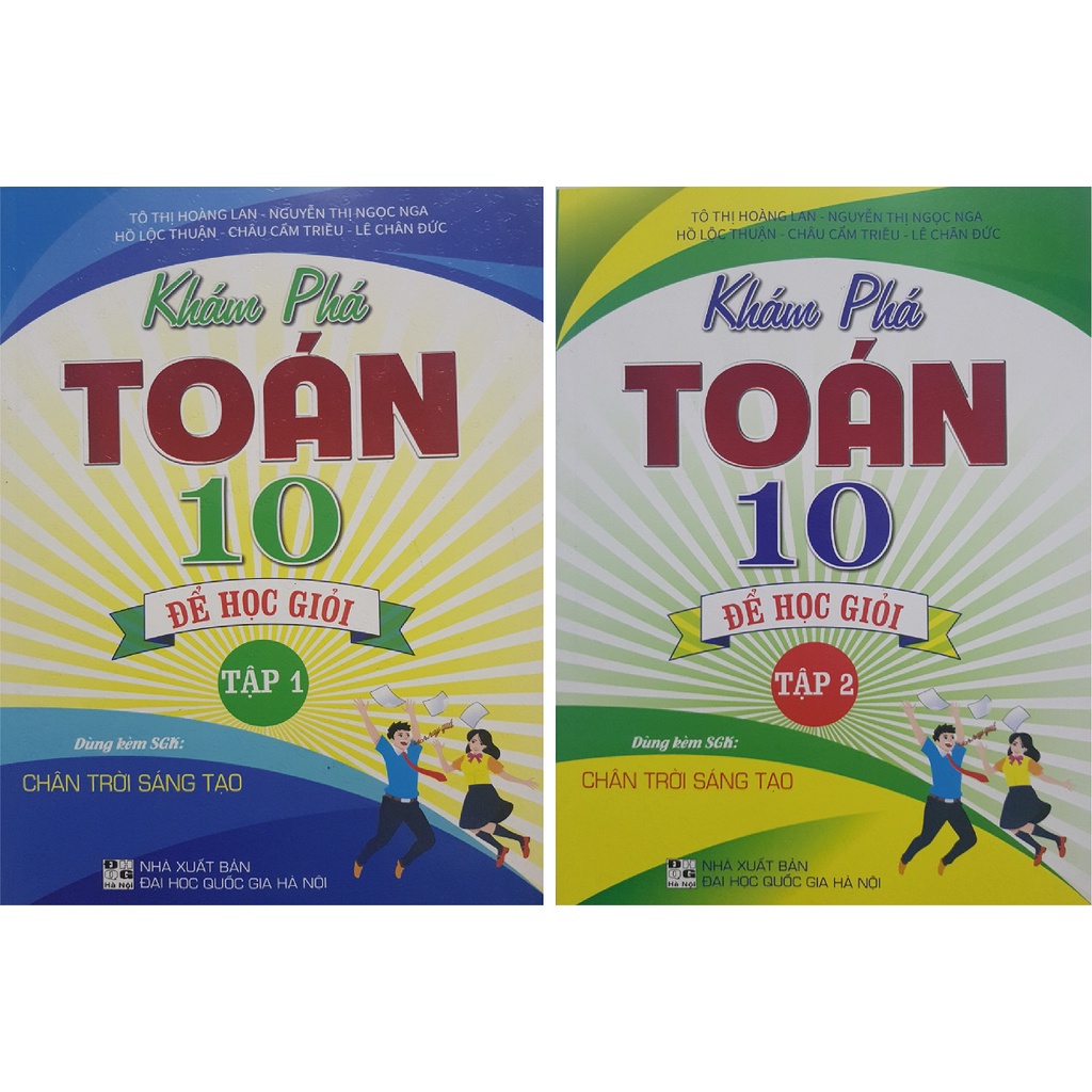 Sách - Combo Khám phá Toán 10 Để học giỏi (Hai tập) - Dùng kèm SGK Chân Trời Sáng Tạo