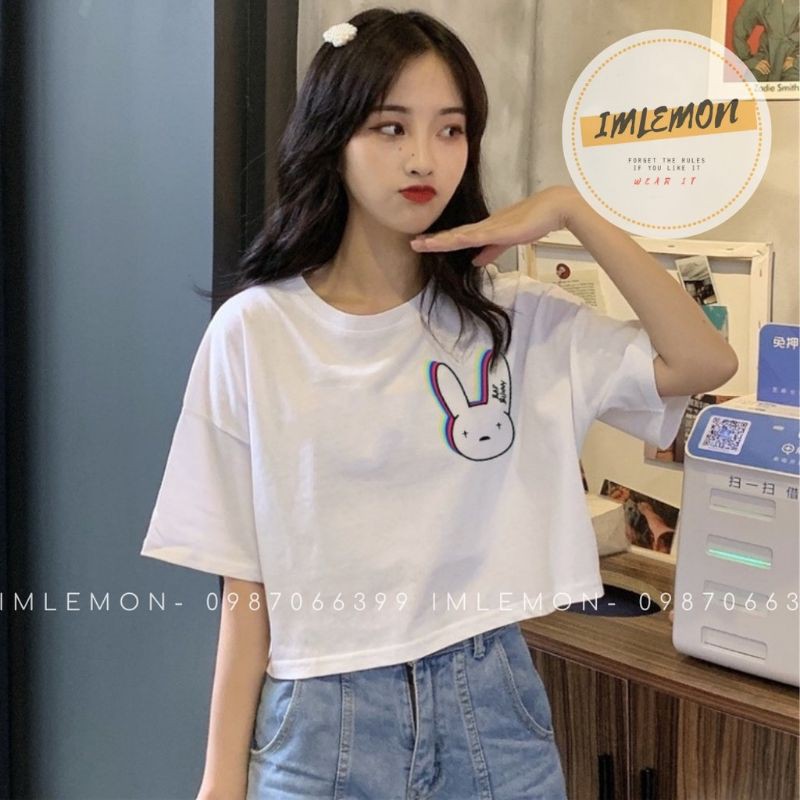 Áo croptop nữ bigsize form rộng tay lỡ nhiều mẫu