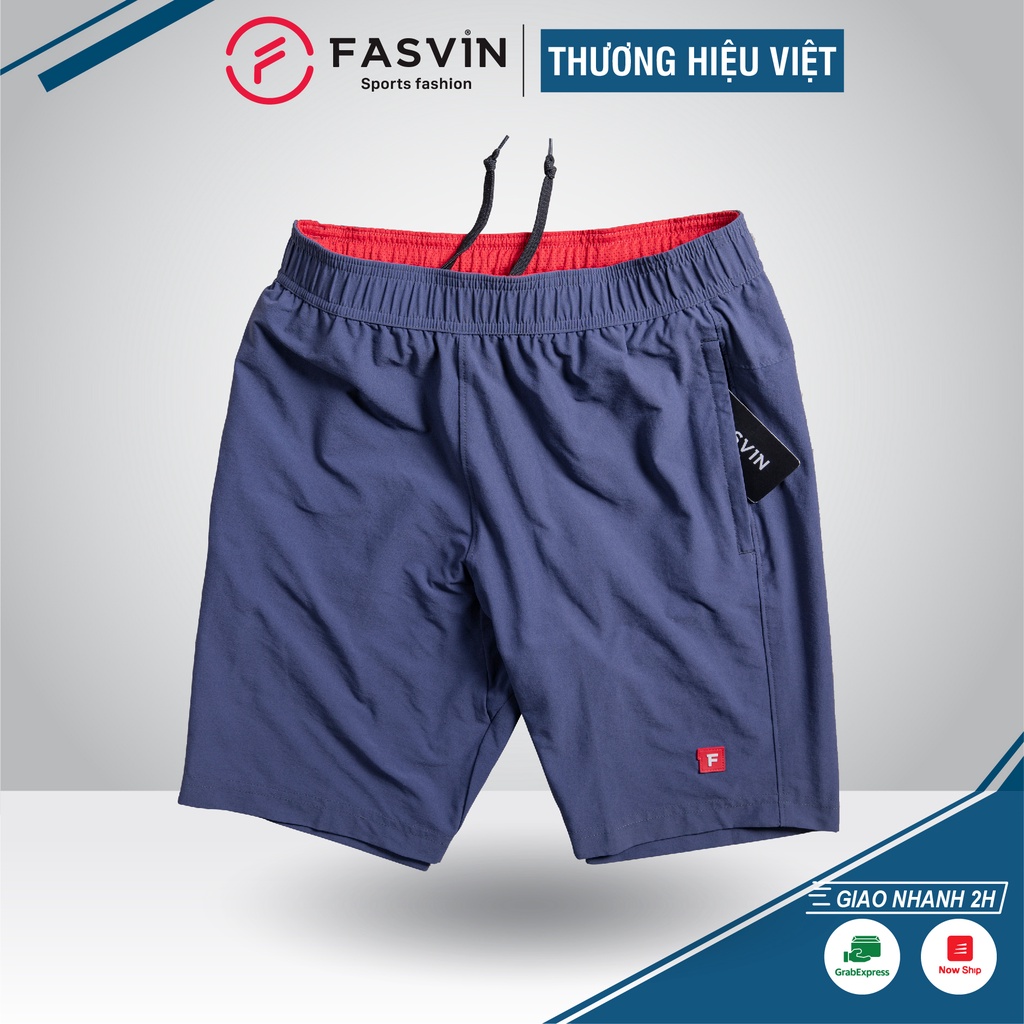 Quần đùi nam fasvin Q20201.HN vải gió chun mềm mại co giãn thoải mái