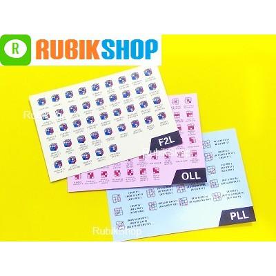 Qiyi Thẻ Bài Ma Thuật F2l Oll Pll / Rumus Chất Lượng Cao