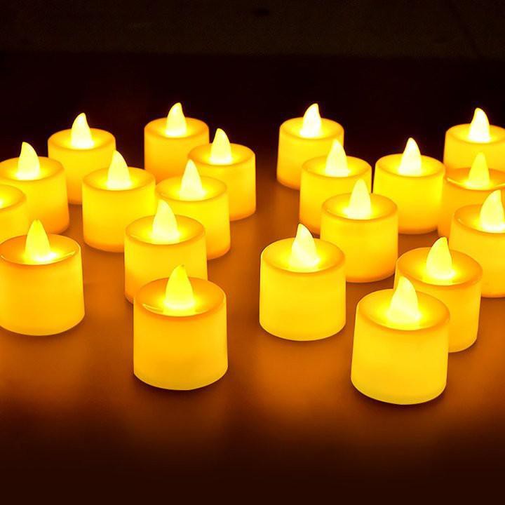 NẾN ĐIỆN TỬ, đèn cầy dùng pin, mini candle trang trí tiệc phòng ngủ ấm cúng lãng mạn quà tặng người yêu vợ chồng bạn gái