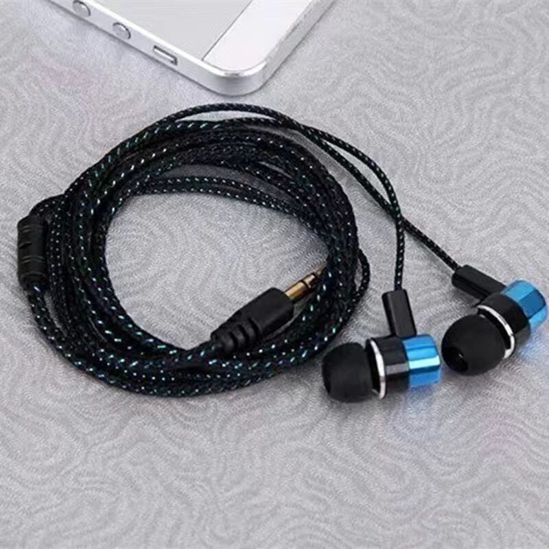 Tai Nghe Nhét Tai Mp3 / MP4 Có Micro Jack 3.5mm Cho Điện Thoại