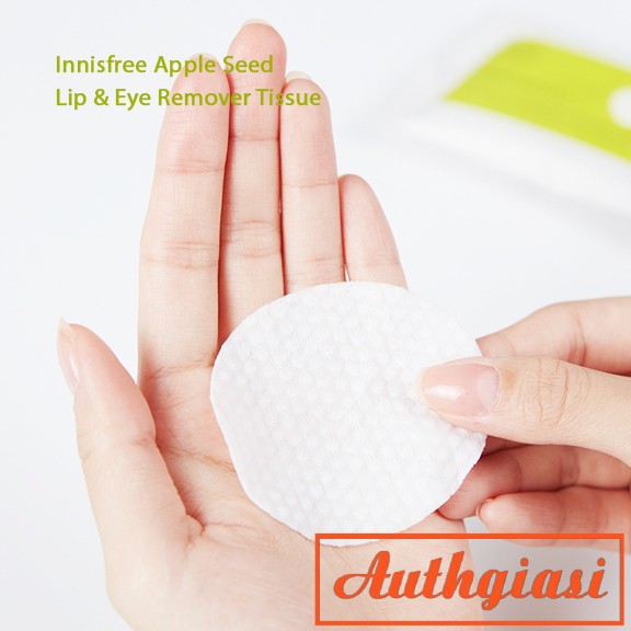 Giấy tẩy trang Innisfree Apple Seed Cleansing Tissue 15-30 miếng/gói | BigBuy360 - bigbuy360.vn