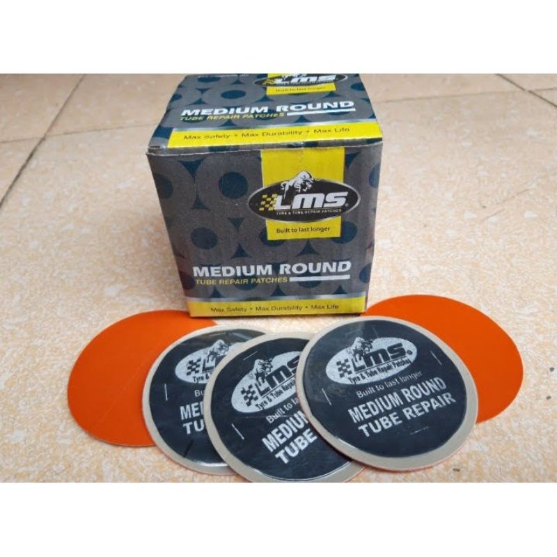 Hộp 20 miếng vá lốp ô tô, xe máy LMS Medium Round