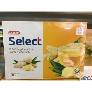 Trà Gừng Hòa Tan Coop 10 Gói X 15G