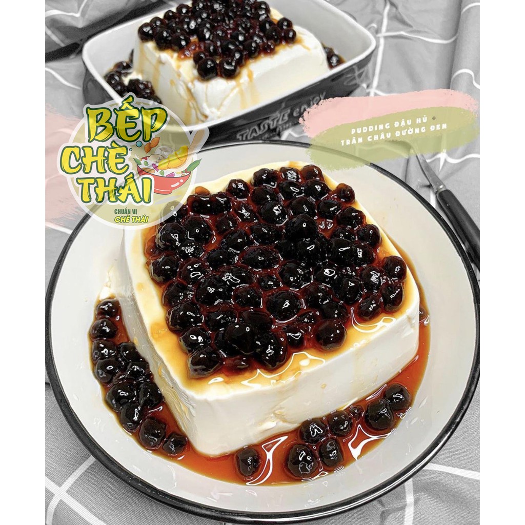 Tàu hũ trân châu đường đen - Set tàu hủ 15 chén - Bếp Chè Thái