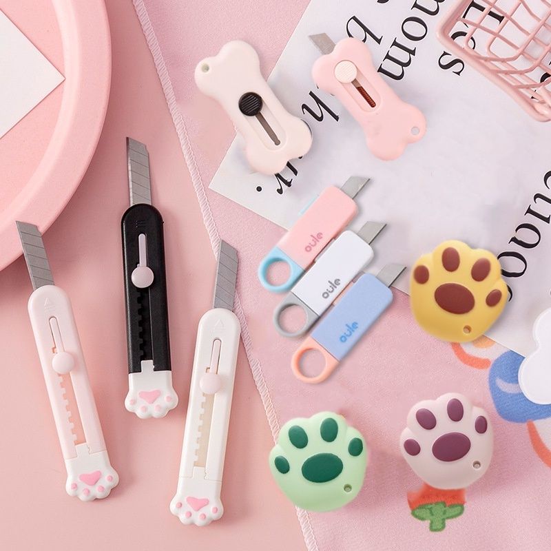 Dao Rọc Giấy Mini Cá Nhân Charm Hoạt Hình Cute Cà Rốt Khủng Long