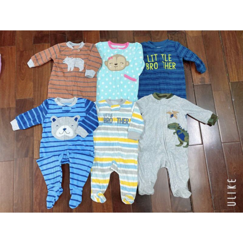 Body nỉ băng lông kéo khoá nhiều mẫu cho bé