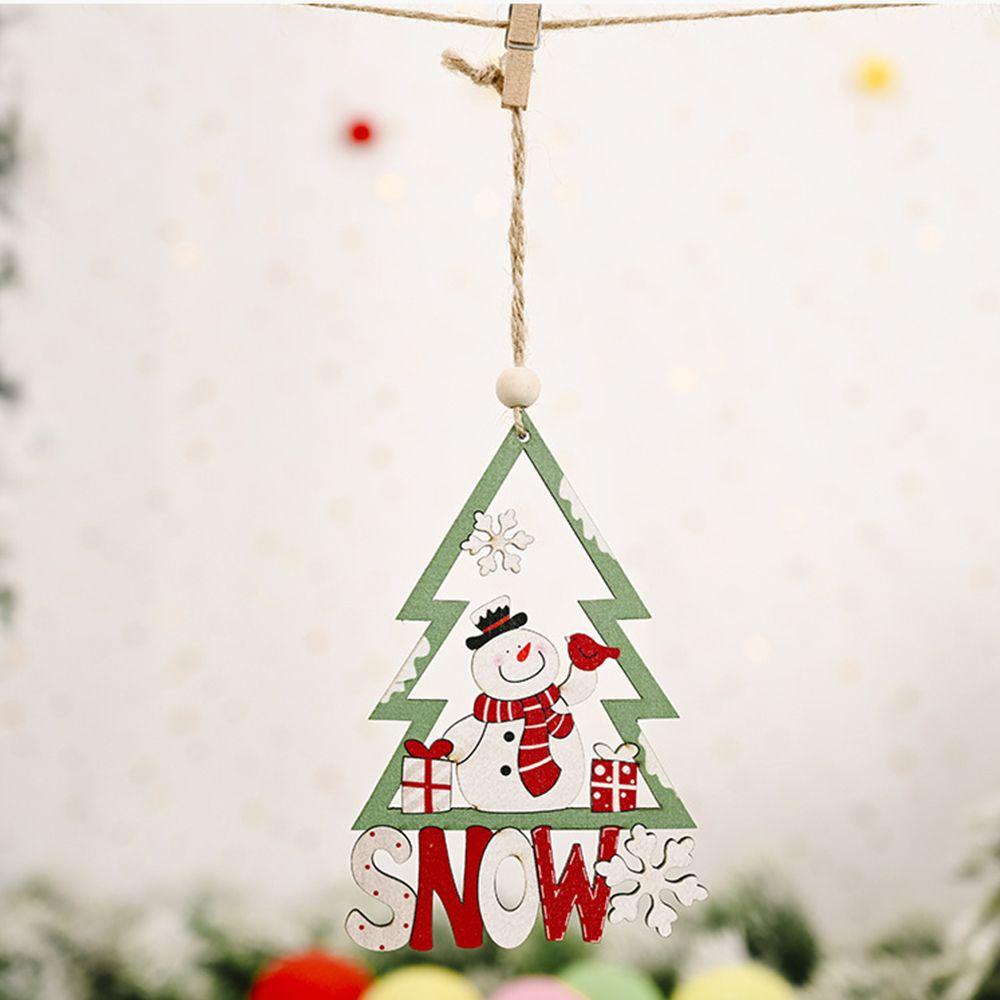 Phụ Kiện Treo Trang Trí Giáng Sinh / Năm Mới Bằng Gỗ DIY