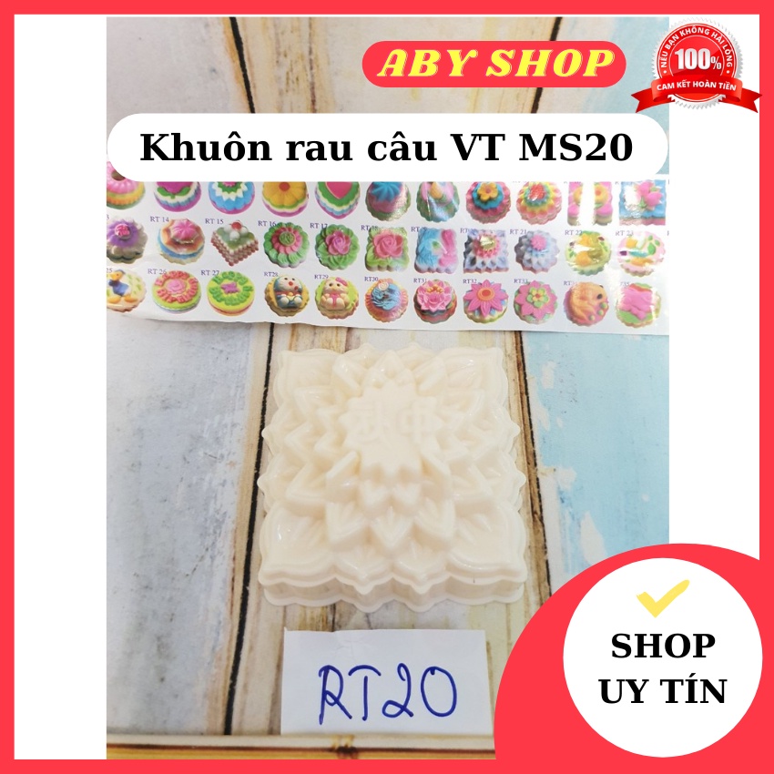 Khuôn rau câu VT MS20 ⚡ CAO CẤP ⚡ khuôn làm rau câu nhỏ gọn dễ dàng vệ sinh