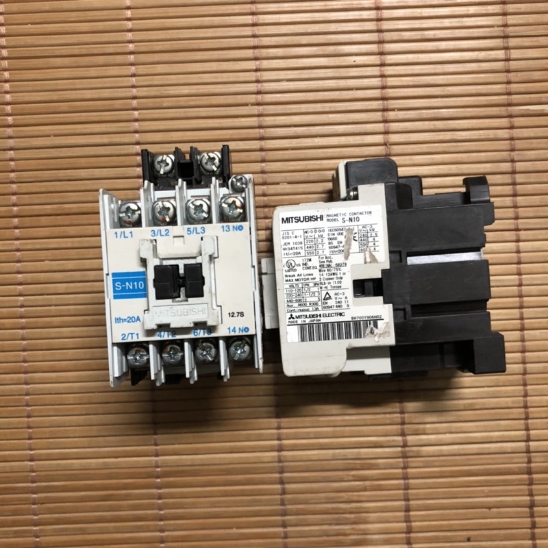 Khởi động từ, Contactor ST-10A Mítubishi coil 24VDC, 110V-220VAC