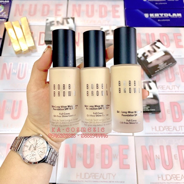 Kem nền Bobbi Brown Skin Long-wear Weightless Foundation SPF 15