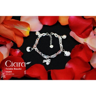 Lắc tay bạc siêu xinh và sang trọng CIARA bạc 925 bảo hành đánh bóng