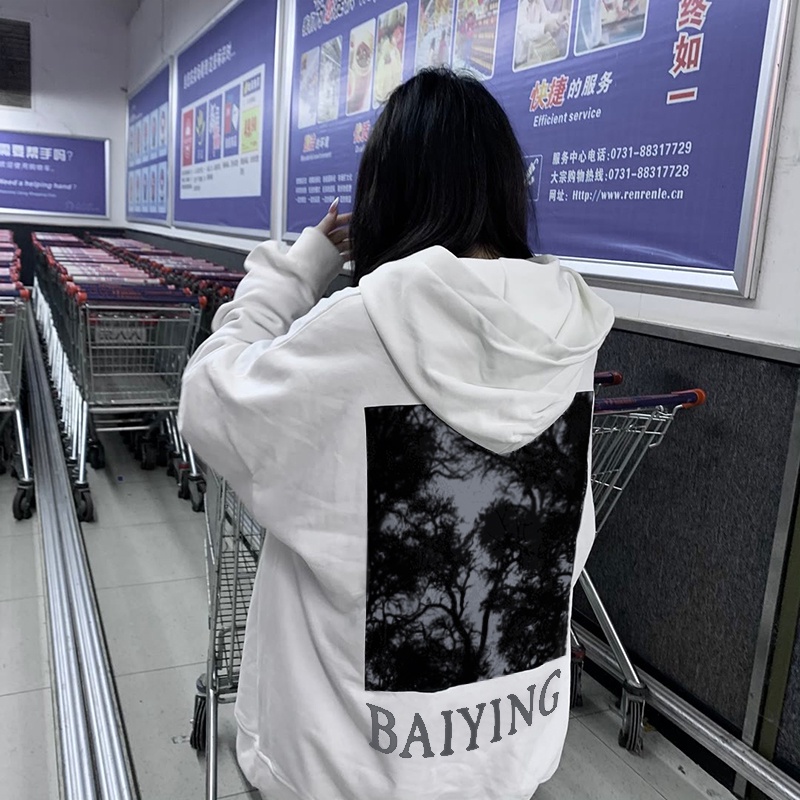 Áo hoodie dáng rộng thời trang xuân thu hàn quốc dành cho nữ | BigBuy360 - bigbuy360.vn