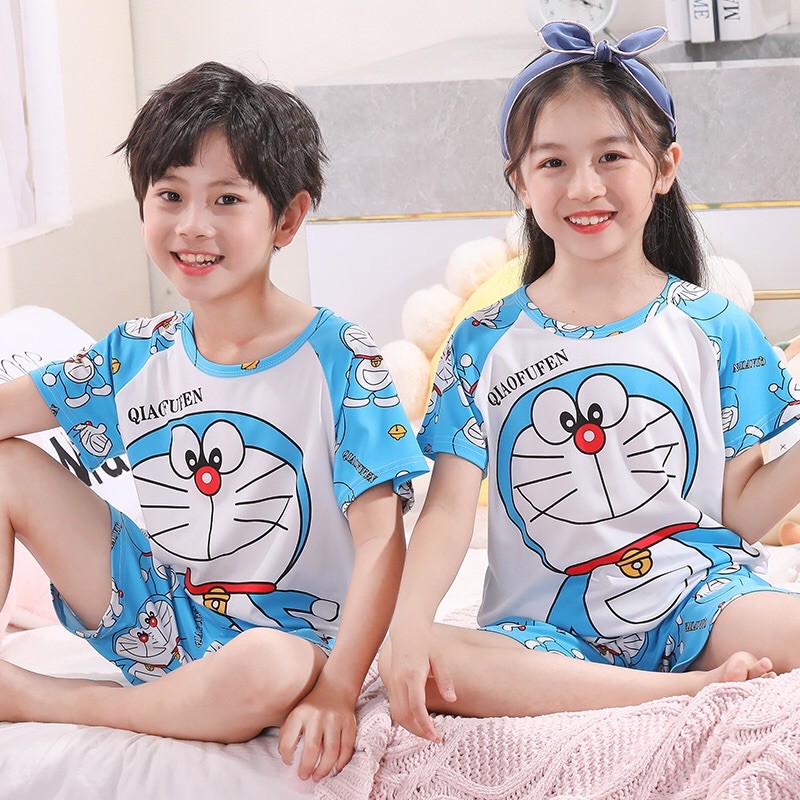Bộ Cộc Tay Size Đại cho bé từ 15-40kg hoạ tiết xinh xắn đáng yêu, vải thun co giãn mềm mại