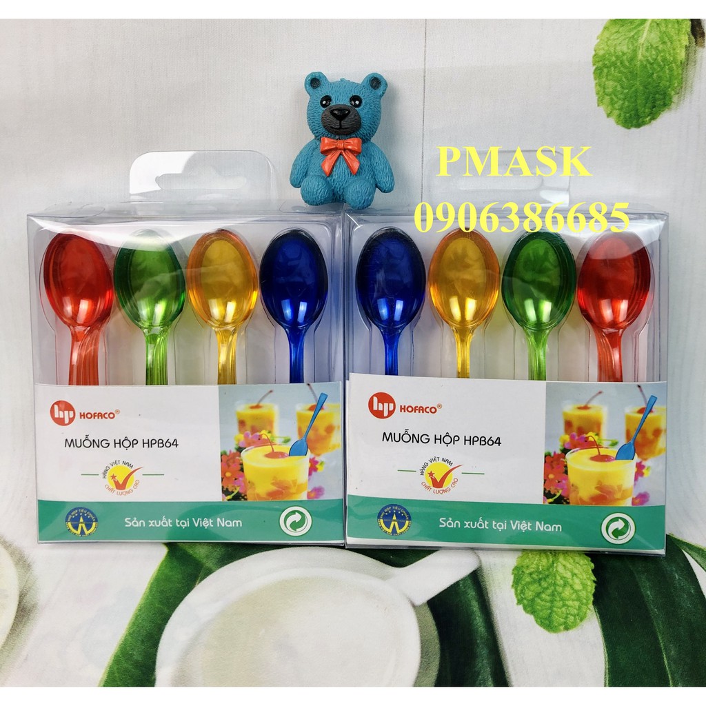 Muỗng nhựa mini bằng nhựa cao cấp 20 cái/ set – Muỗng ăn kem tiện lợi – Muỗng hộp HPB64