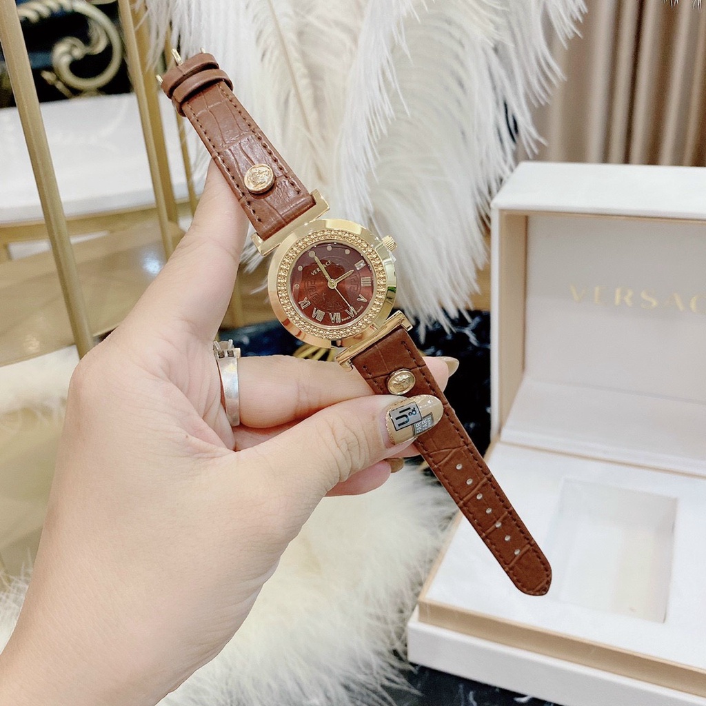 Đồng hồ nữ Versace dây da mã Vs1893 tinh tế sang trọng lôi cuốn MTP-STORE