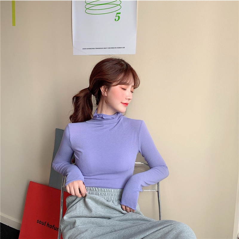 Áo thun DIDIKA dài tay thời trang mùa đông cho nữ